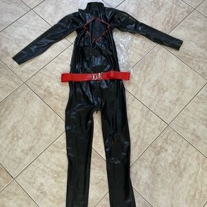Latex catsuit